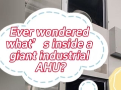 11000 Cmh Modular Air Handling Unit For Electric Industry Easy Installation