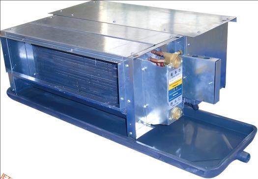 Jetex Chilled Water Commercial Fan Coil Units Horizontal Type With Return Box